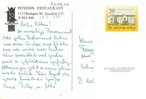 Budapest Pension Restaurant Korona – Bild 2