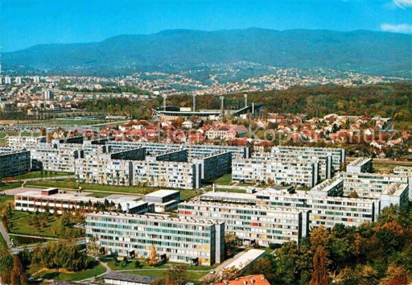 Zagreb Fliegeraufnahme