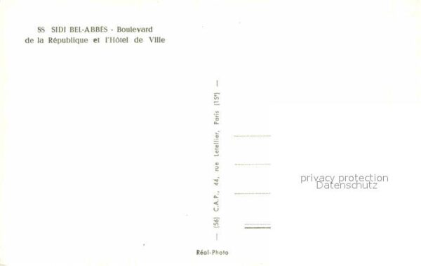 Bel Abbes Rathaus Boulevard de la Republique – Bild 2