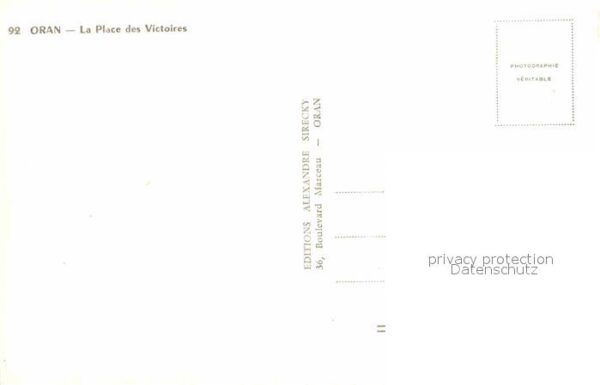 Oran Algerie La Place des Victoires – Bild 2