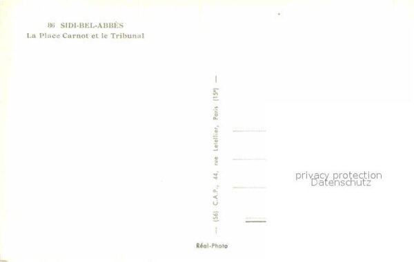 Bel Abbes La Place Carnot Tribunal – Bild 2