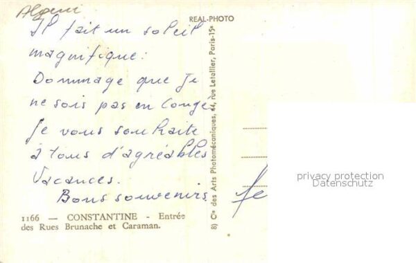 Constantine Algerien Rue Brunache et Caraman – Bild 2