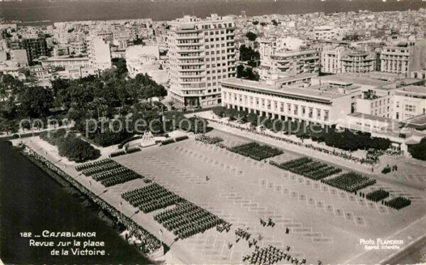 Casablanca Place de la Victoire Fliegeraufnahme