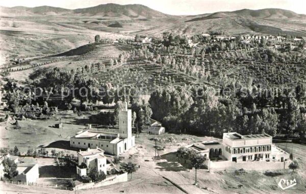 Marokko Maroc Rommani Moschee Fliegeraufnahme