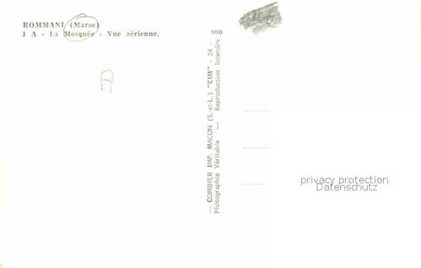Marokko Maroc Rommani Moschee Fliegeraufnahme – Bild 2