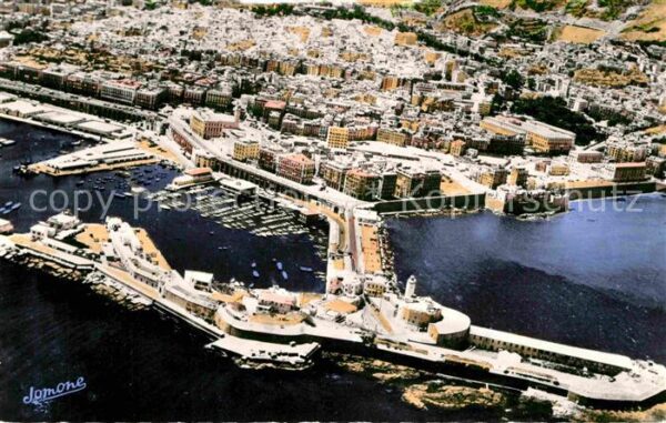 Alger Algerien Fliegeraufnahme Hafen