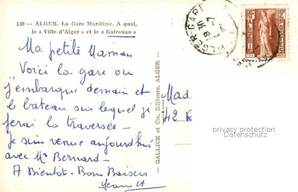 Alger Algerien La Gare Maritime – Bild 2