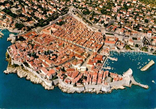 Dubrovnik Ragusa Fliegeraufnahme