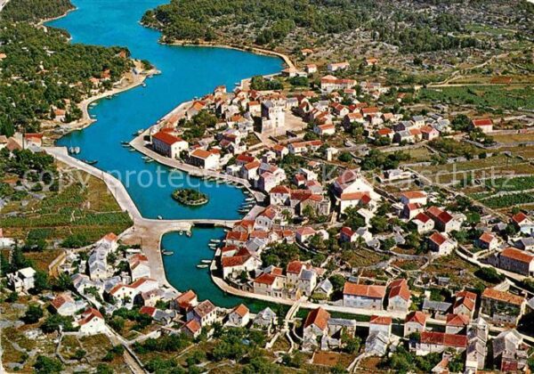 Vrboska Fliegeraufnahme