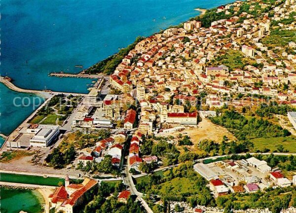 Crikvenica Kroatien Fliegeraufnahme