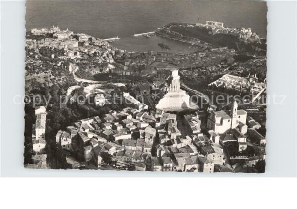 Monaco Principaute Hafen Fliegeraufnahme