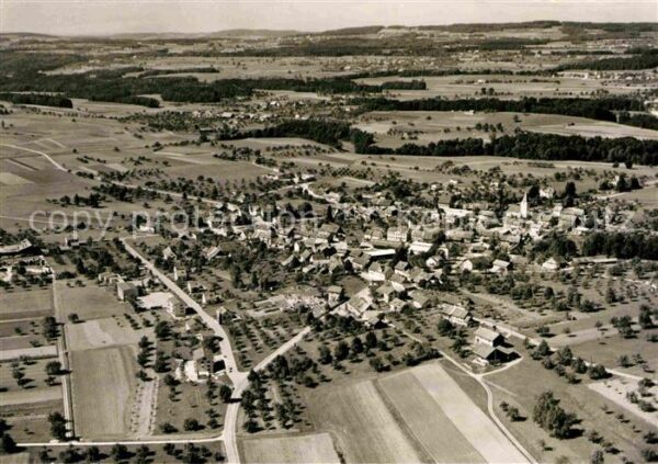 Maerstetten Dorf Flugaufnahme