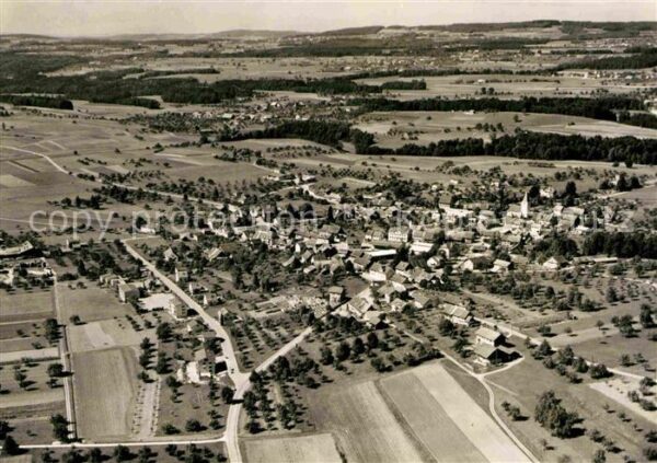 Maerstetten Dorf Flugaufnahme