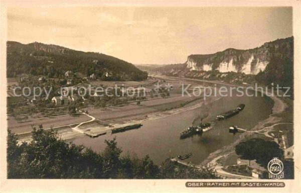 Foto Hahn Nr. 2951 Ober-Rathen Bastei-Wände