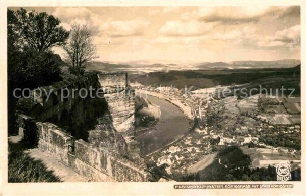 Foto Hahn Nr. 3022 Festung Königstein Königsnase