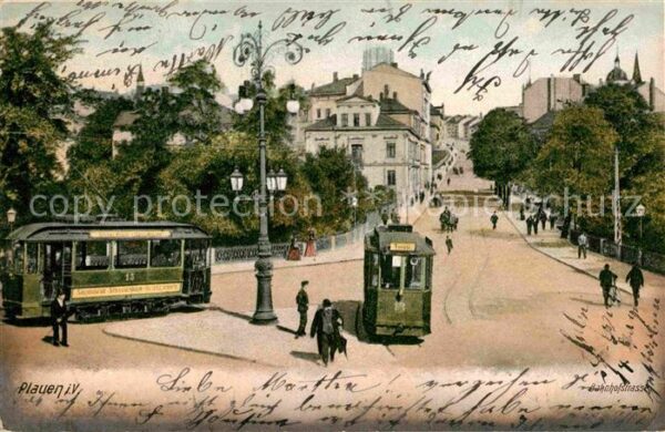 Strassenbahn Plauen Vogtland Bahnhofstrasse