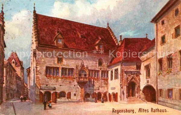 Verlag WIRO Wiedemann Nr. 2156 Regensburg Altes Rathaus