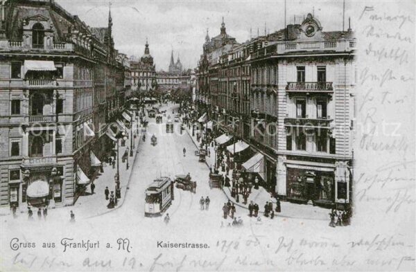 Strassenbahn Frankfurt am Main Kaiserstrasse