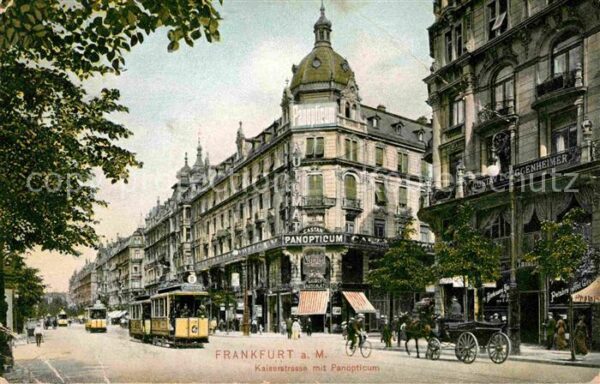 Strassenbahn Frankfurt am Main Kaiserstrasse Panopti