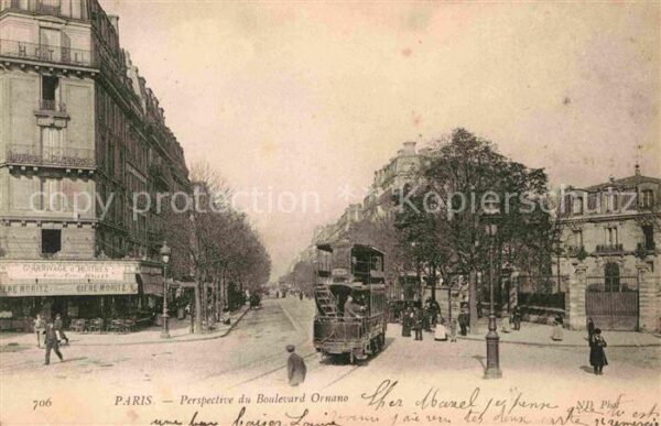 Strassenbahn Paris Boulevard Ornano