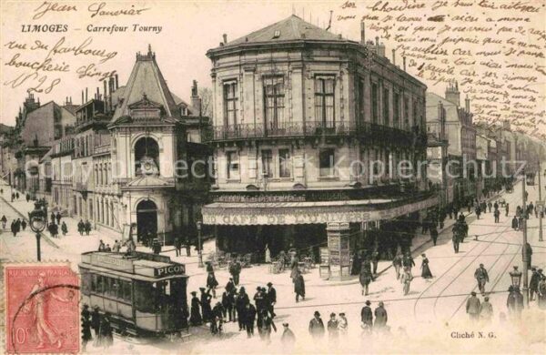 Strassenbahn Limoges Carrefour Tourny