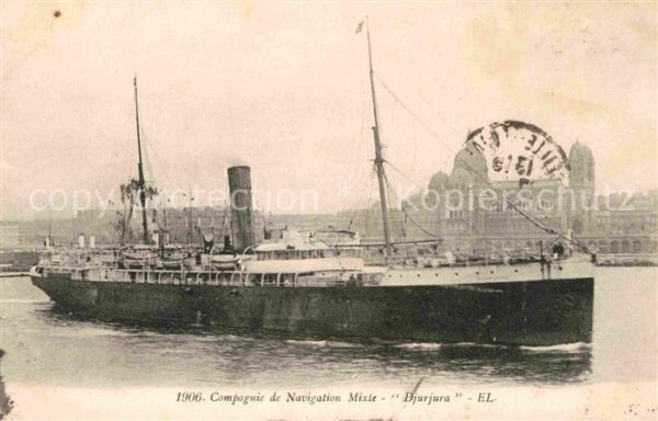 Dampfer Oceanliner Djurjura Compagnie de Navigation Mixte