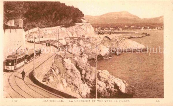 Strassenbahn Marseille Corniche Plage