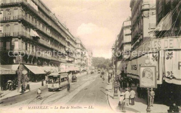 Strassenbahn Marseille Rue de Noailles