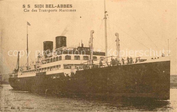 Dampfer Oceanliner SS Sidi Bel-Abbes