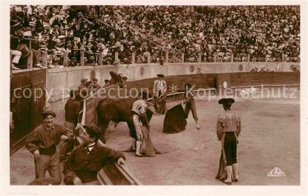 Stierkampf Corrida de Toros Golpe de Gracia al Tor