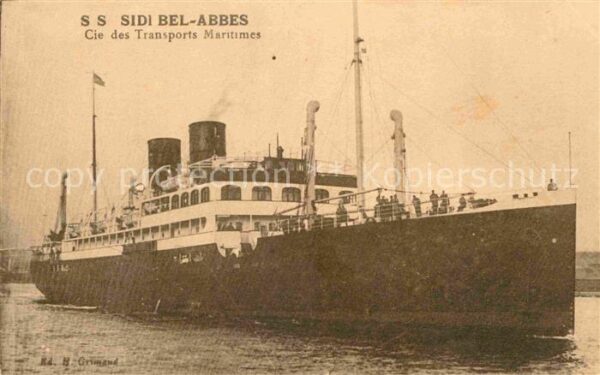 Dampfer Oceanliner SS Sidi Bel-Abbes