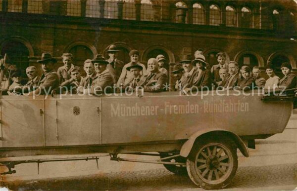 Autobus Omnibus Münchener-Fremden-Rundfahrten