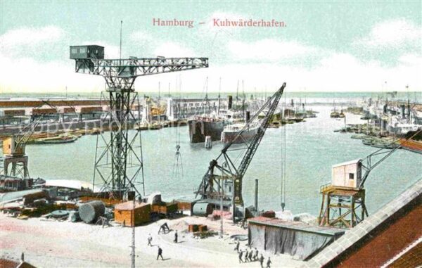 Hafenanlagen Hamburg Kuhwärderhafen