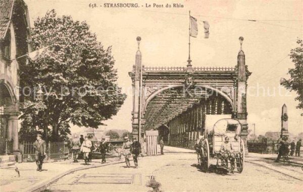 Pferdekutschen Strasbourg Pont du Rhin