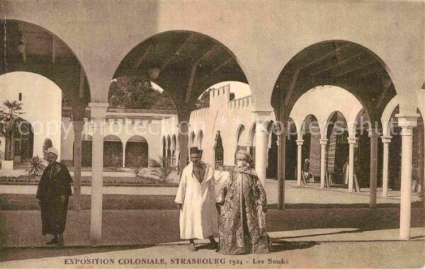 Exposition Coloniale Strasbourg 1924 Les Souks
