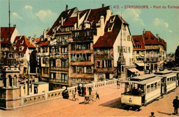 Strassenbahn Strasbourg Pont du Corbeau