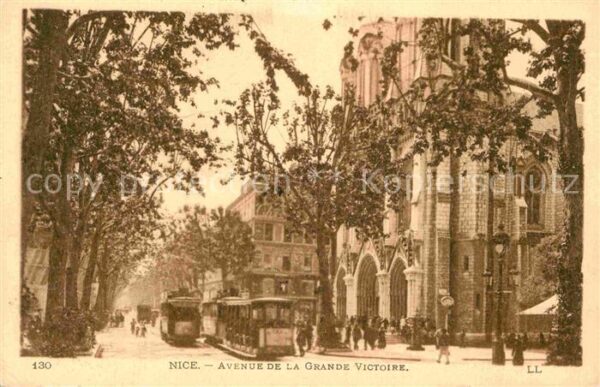 Strassenbahn Nice Avenue de la Grande Victoire