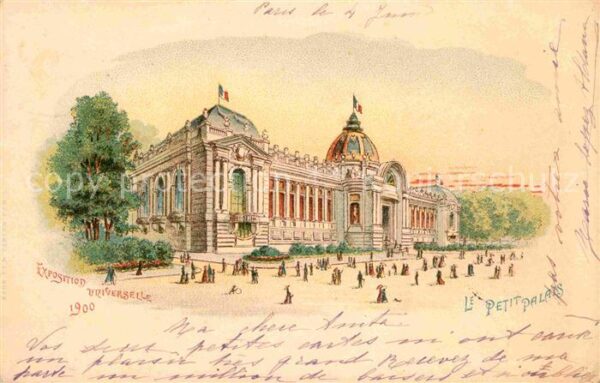 Exposition Universelle Paris 1900 Petit Palais Litho
