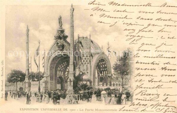Exposition Universelle Paris 1900 Porte Monumentale