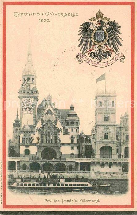 Exposition Universelle Paris 1900 Pavillon Imperial Allemand
