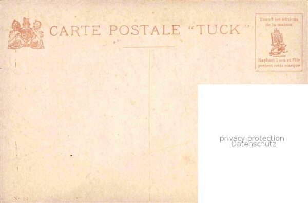 Verlag Tucks Oilette Nr. 12 Strasbourg Quai St. Thomas Thomassta – Bild 2