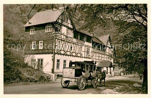 Pferdekutschen Bad Blankenburg Erholungsheim IG Wismut