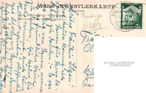 Verlag WIRO Wiedemann Nr. 2479 B Bad Blankenburg Schwarzatal – Bild 2