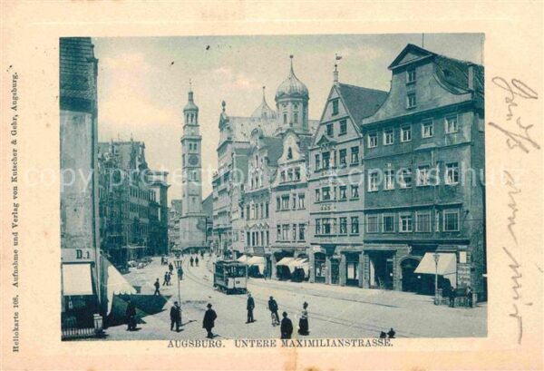 Strassenbahn Augsburg Untere Maximilianstrasse