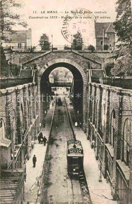 Strassenbahn Le Mans Tunnel