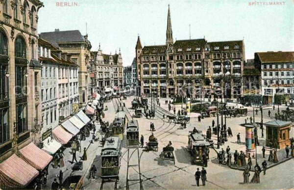 Strassenbahn Berlin Spittelmarkt