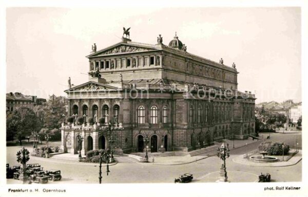 Foto Kellner Rolf Nr. 3935 Frankfurt am Main Opernhaus