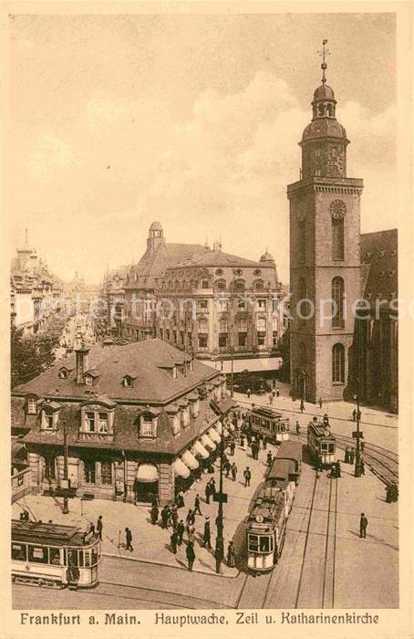 Strassenbahn Frankfurt am Main Hauptwache Zeil Katha