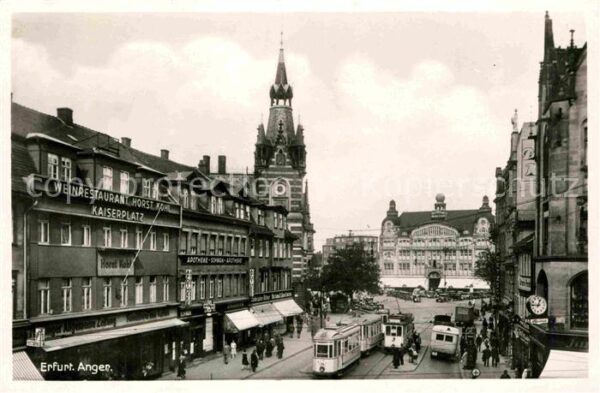 Strassenbahn Erfurt Anger Weinrestaurant Horst Kohl