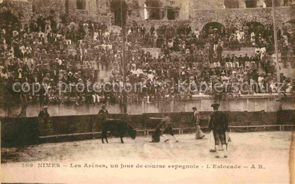 Stierkampf Nimes Arenes Estocade